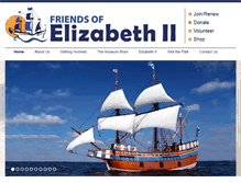 Tablet Screenshot of friendsofelizabeth2.com
